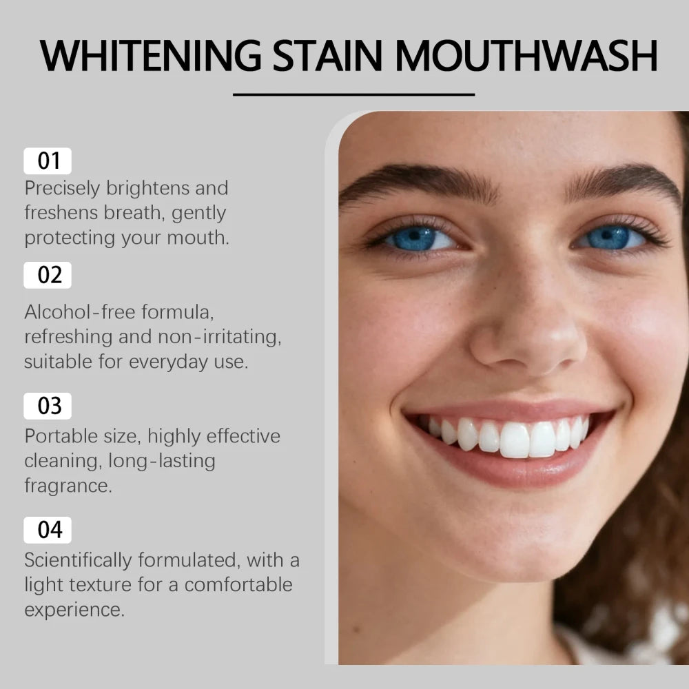 Stain Removing Whitening Mouthwash
