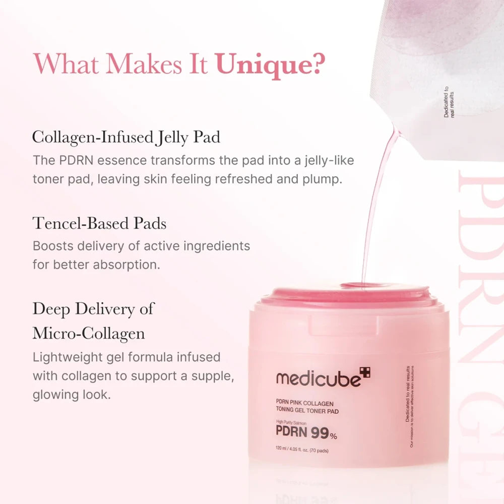 Medicube PDRN Collagen Toning Pads