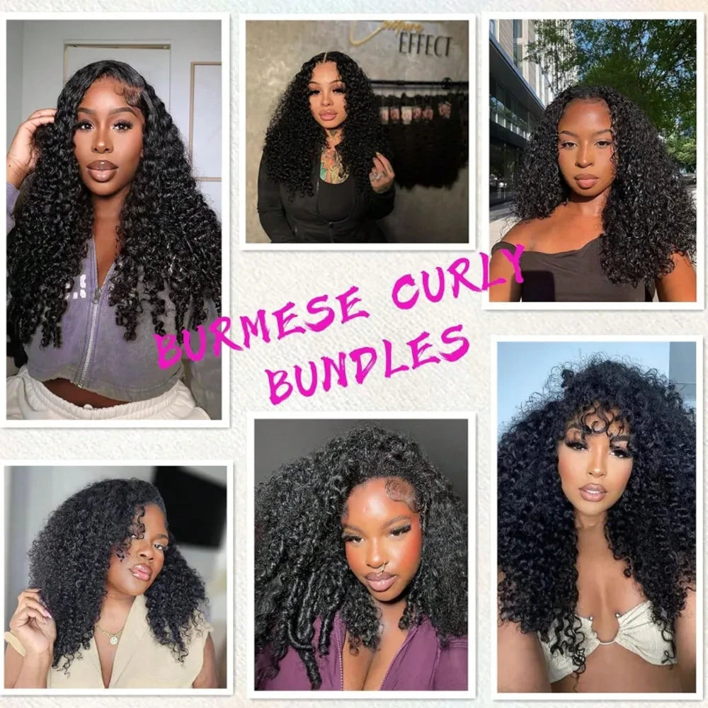 Deep Wave Burmese Hair Bundles