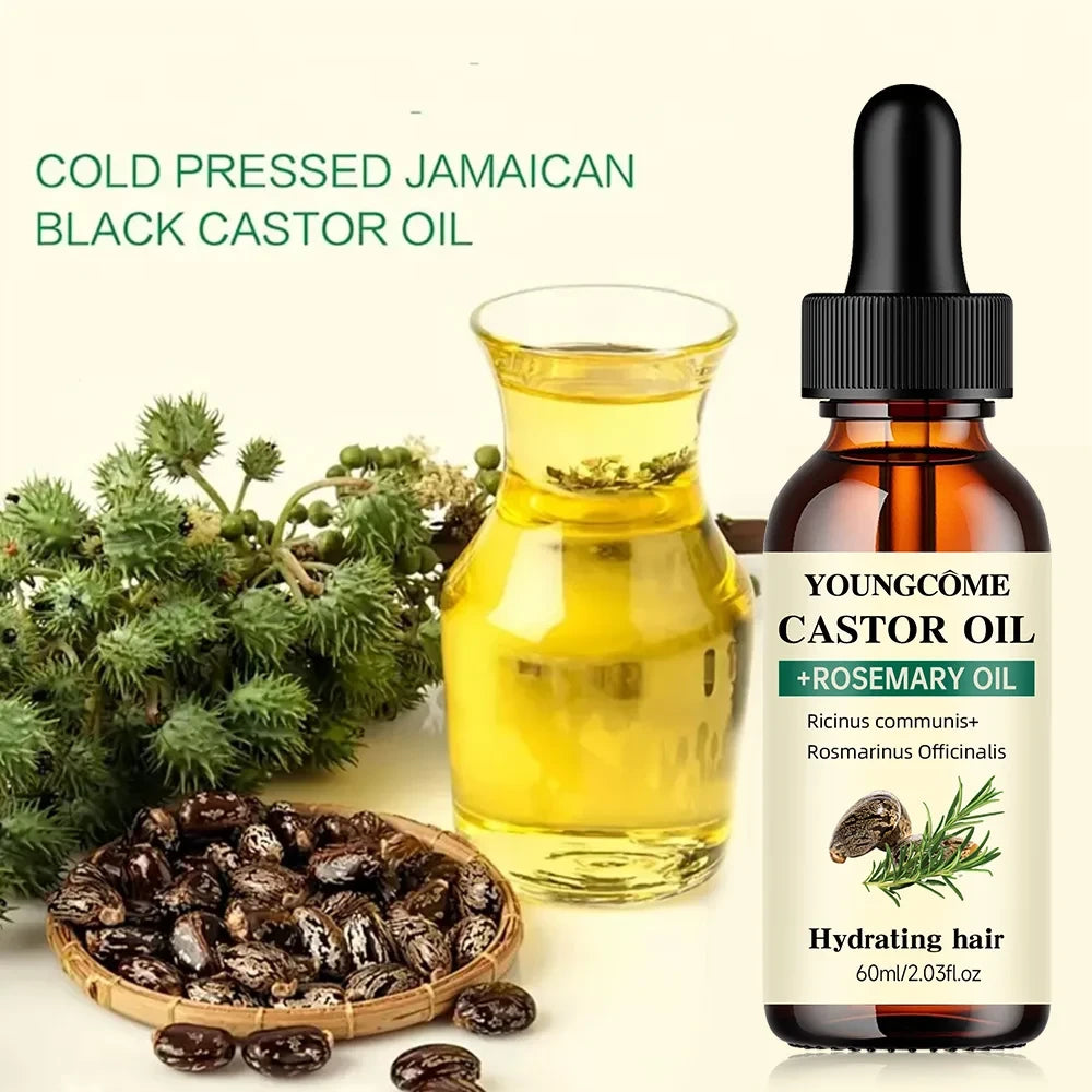 Castor and Rosemary Scalp Serum