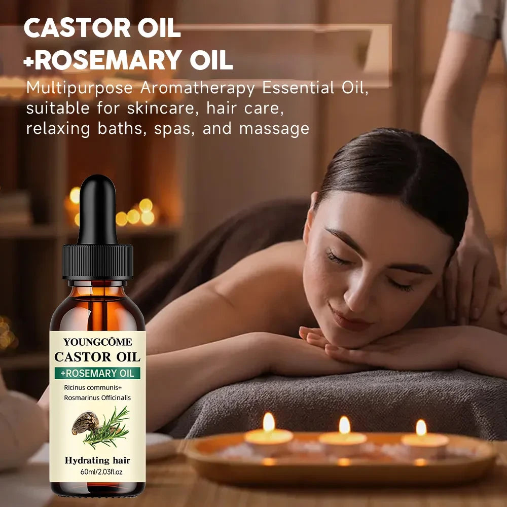 Castor and Rosemary Scalp Serum