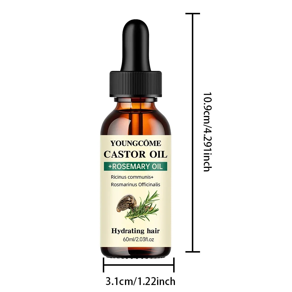 Castor and Rosemary Scalp Serum