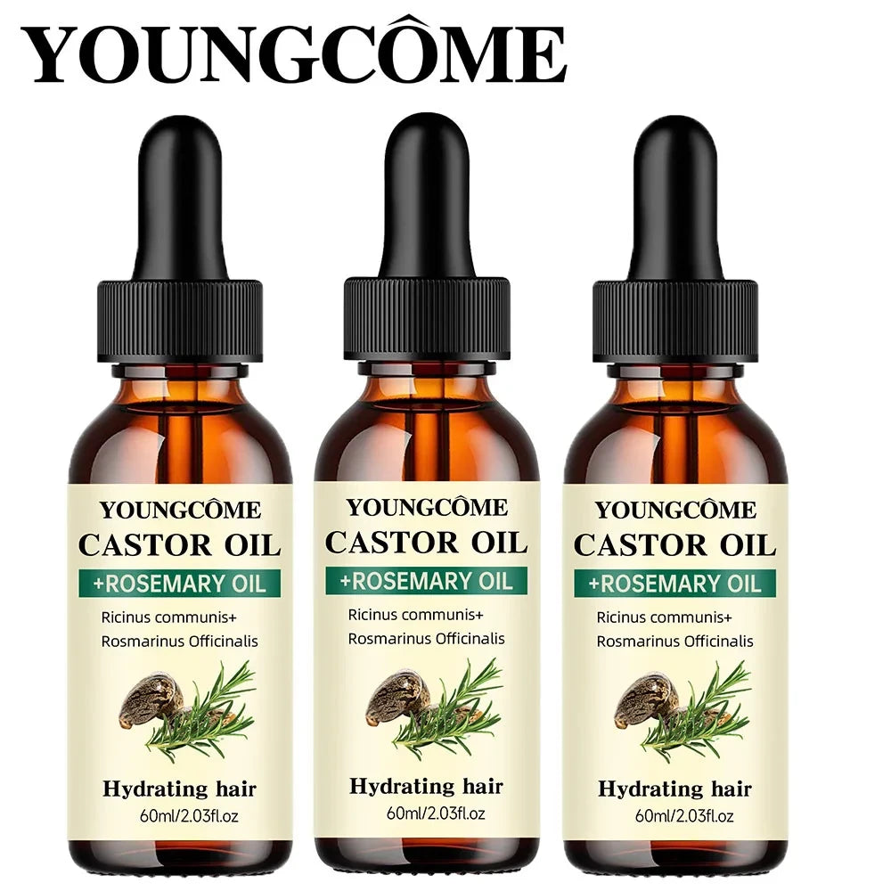Castor and Rosemary Scalp Serum