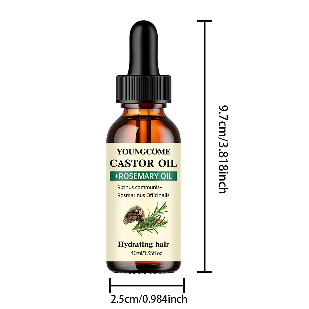 Castor and Rosemary Scalp Serum