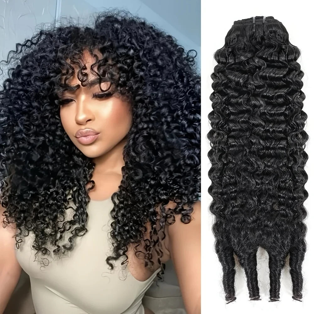 Burmese Curly Human Hair Bundles