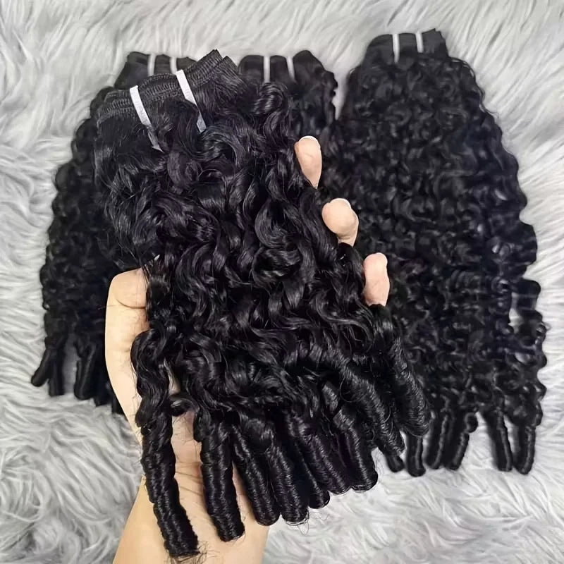 Burmese Curly Human Hair Bundles