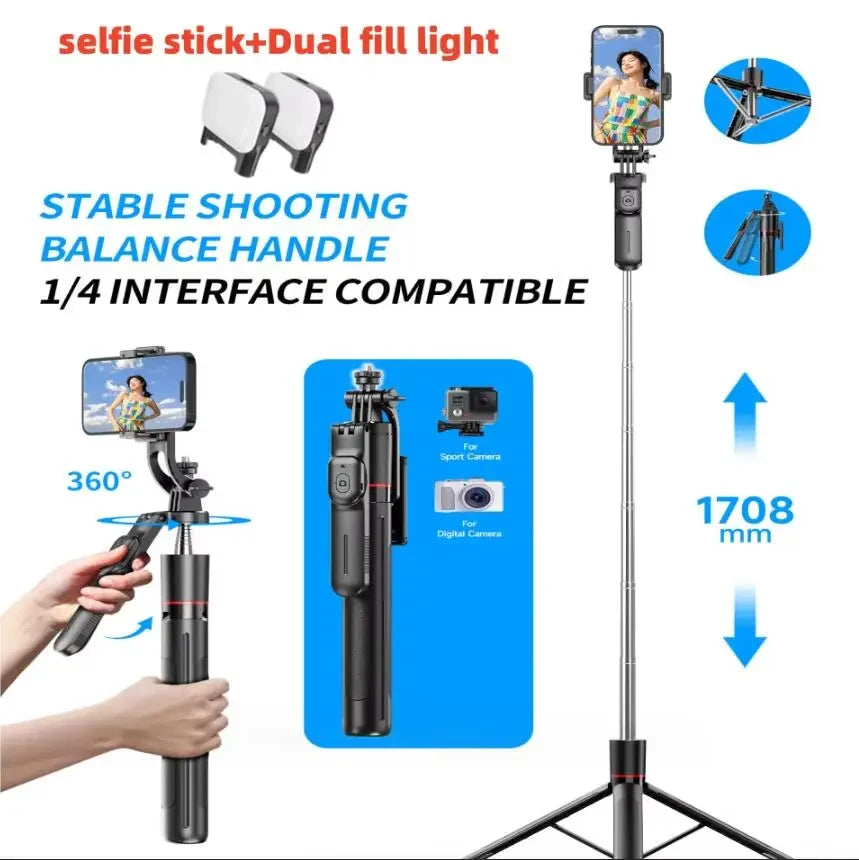 Extendable Bluetooth Selfie Tripod