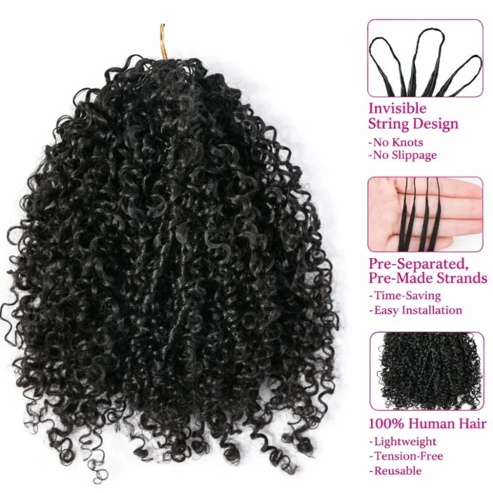 Curly Crochet Human Hair Extensions