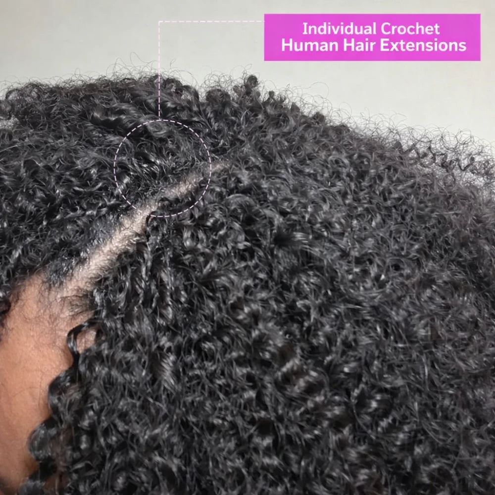Curly Crochet Human Hair Extensions