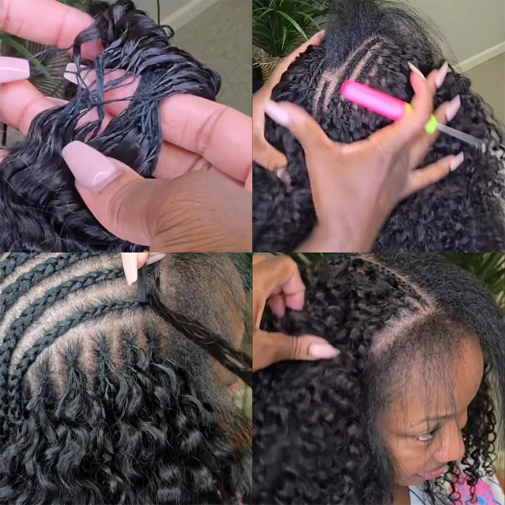 Curly Crochet Human Hair Extensions