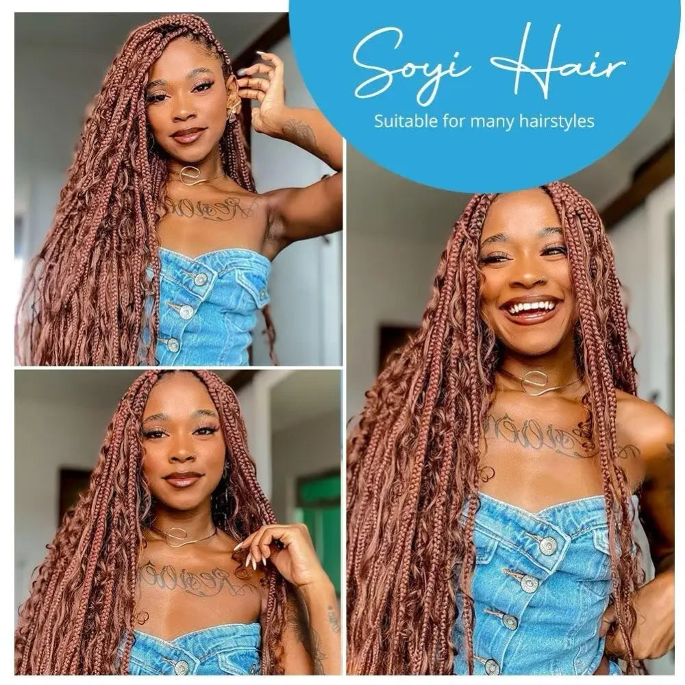 Boho Deep Wave Bulk Human Hair