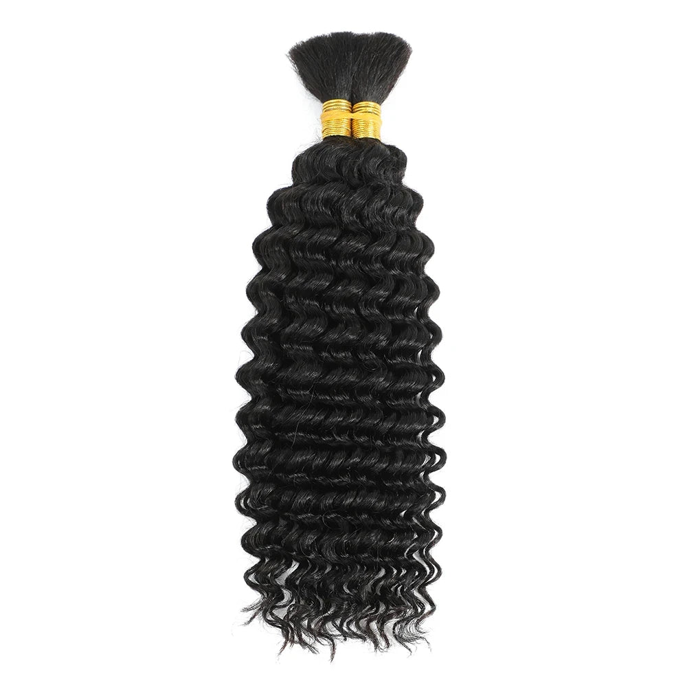 Boho Deep Wave Bulk Human Hair