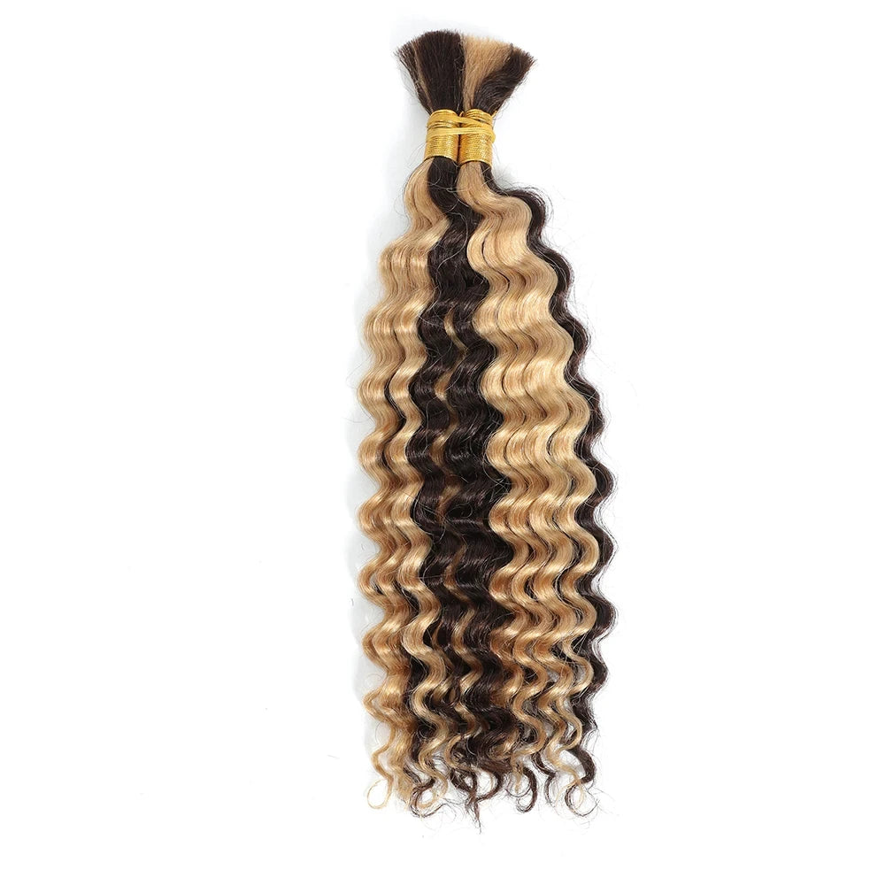 Boho Deep Wave Bulk Human Hair