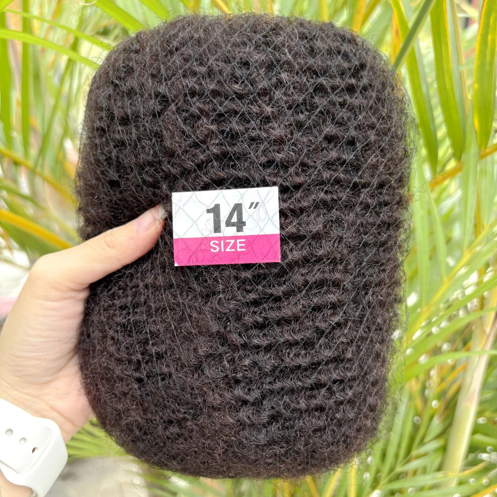 Natural Afro Kinky Curly Human Hair Bulk