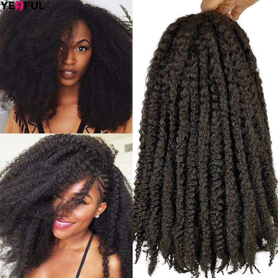 Yeaful Pre-Looped Marley Twist Crochet Braids