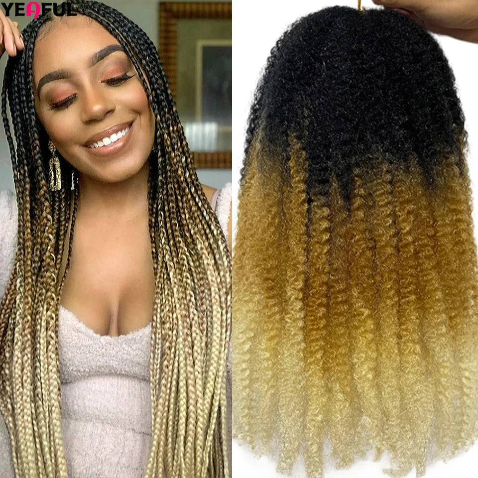 Yeaful Pre-Looped Marley Twist Crochet Braids