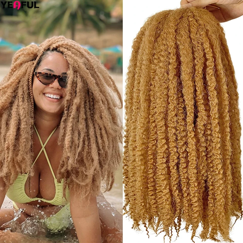 Yeaful Pre-Looped Marley Twist Crochet Braids