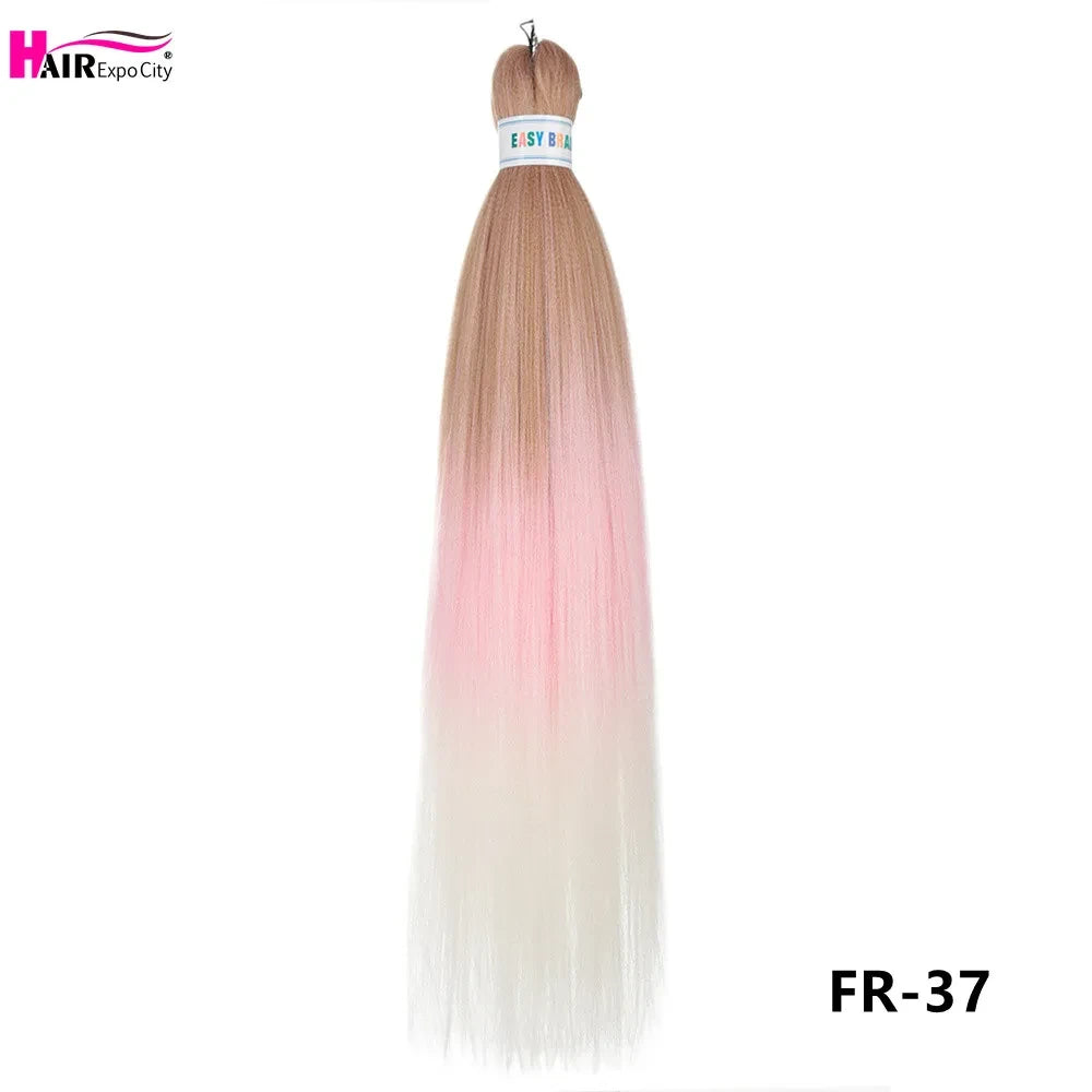 Pre-Stretched Synthetic Braiding Hair