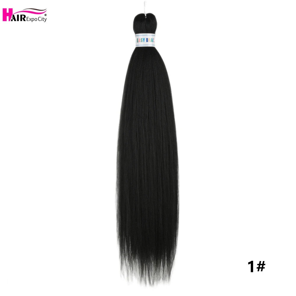 Pre-Stretched Synthetic Braiding Hair