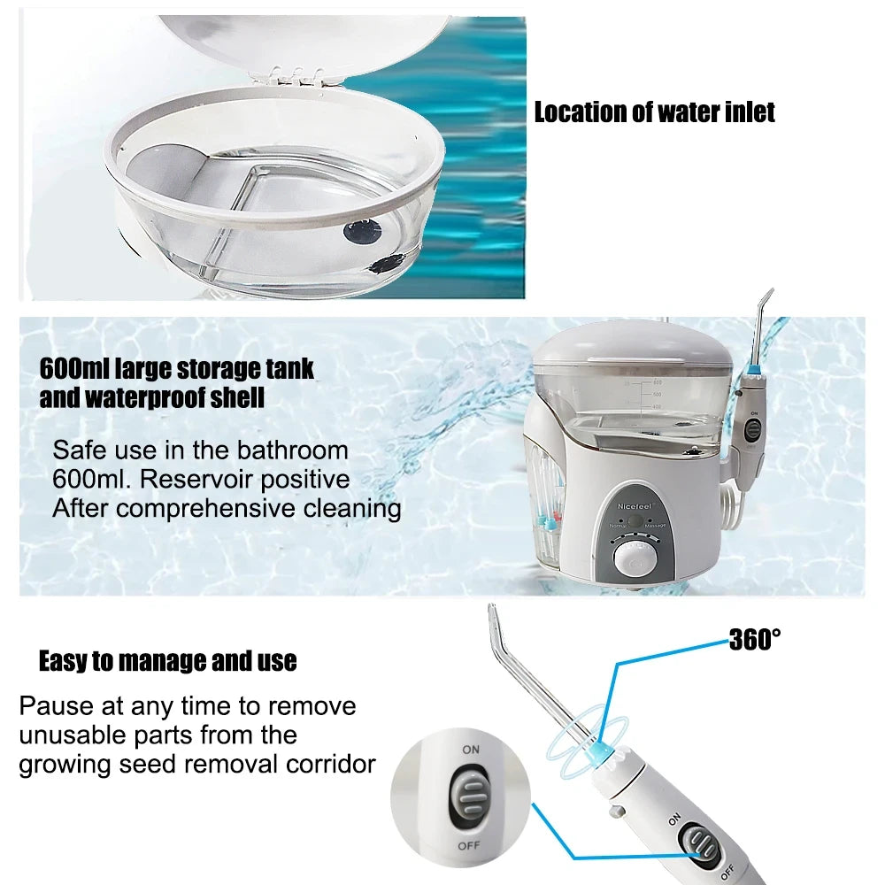 Adjustable Pressure Oral Irrigator