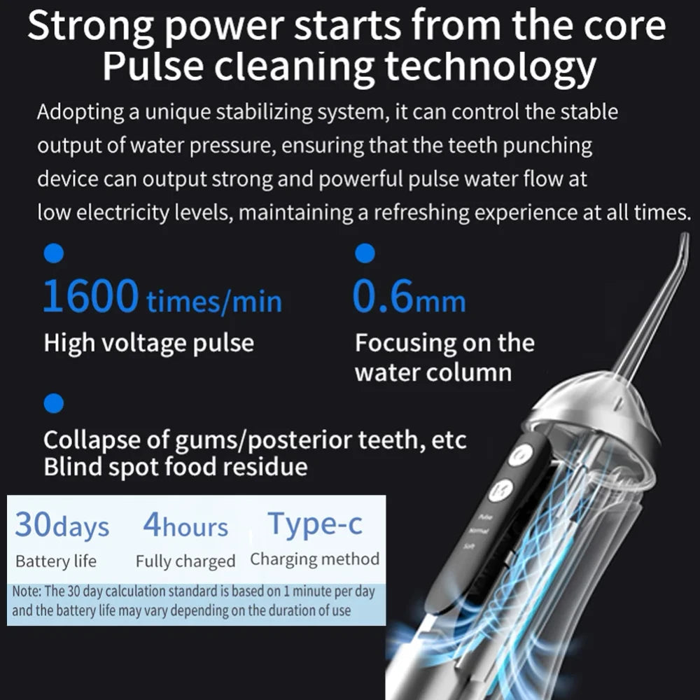Portable Cordless Water Flosser