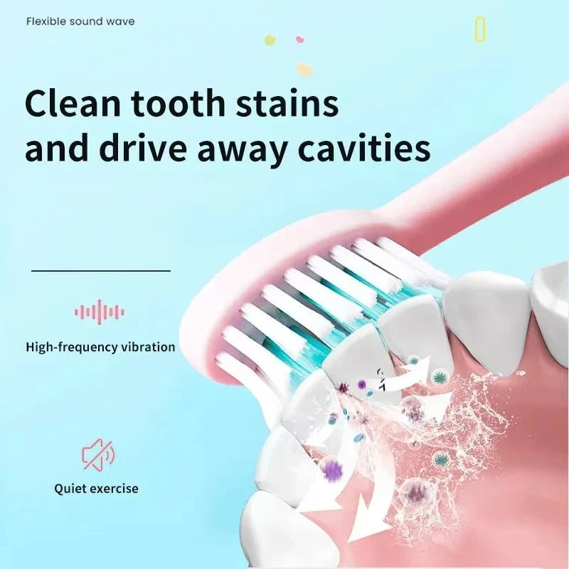 Ultrasonic Cartoon Children Electric Toothbrush
