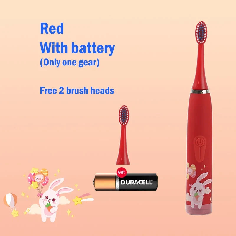 Ultrasonic Cartoon Children Electric Toothbrush