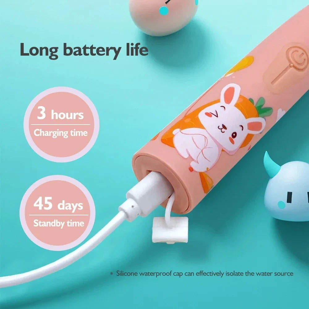 Ultrasonic Cartoon Children Electric Toothbrush