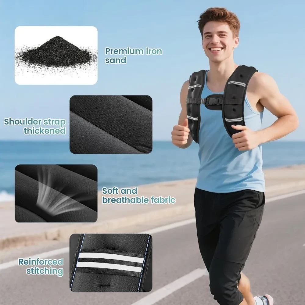 Adjustable Weighted Training Vest